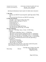 Kế hoạch 1-6, Tết Trung thu