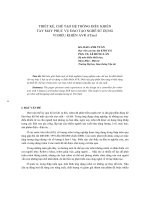 THIẾT KẾ, CHẾ TẠO HỆ THỐNG ĐIỀU KHIỂN TAY MÁY PHỤC VỤ ĐÀO TẠO NGHỀ SỬ DỤNG VI ĐIỀU KHIỂN AVR ATmel pot