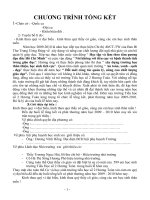 Chương trình tổng kết 09/10