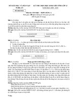 Đề thi HSG Tỉnh NA lớp 12 bảng A