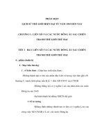 LỊCH SỬ THẾ GIỚI HIỆN ĐẠI TỪ NĂM 1945 ĐẾN NAY pot