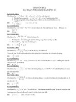 CHUYÊN ĐỀ 2  BÀI TOÁN PHỤ KHẢO SÁT HÀM SỐ