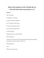 Đăng ký khảo nghiệm hóa chất, chế phẩm diệt côn trùng, diệt khuẩn dùng trong gia dụng và y tế potx