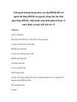 Giải quyết hưởng lương hưu, trợ cấp BHXH đối với người đã đóng BHXH tự nguyện, đang bảo lưu thời gian đóng BHXH, chấp hành xong hình phạt tù hoặc về nước định cư hoặc mất tích trở về doc