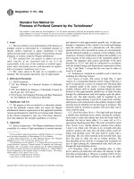 Designation: C 115 – 96a - Fineness of Portland Cement by the Turbidimeter1 pps