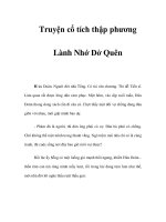 Truyện cổ tích thập phương - Lành Nhớ Dở Quên pps