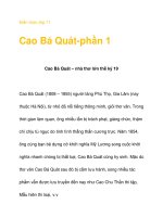 Kiến thức lớp 11 Cao Bá Quát-phần 1 doc