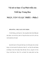 Vài nét sơ lược về sự Phát triển của Triết học Trung Hoa - Phần 15 ppsx