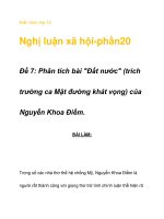 Kiến thức lớp 12 Nghị luận xã hội-phần20 docx