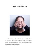 U biểu mô kết giác mạc pdf