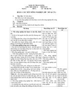 các nền nông nghiệp