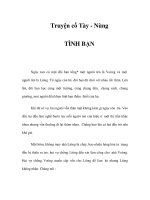 Truyện cổ Tày - Nùng - TÌNH BẠN ppsx