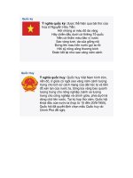 Ý nghĩa của Quốc kì, Quốc ca