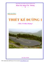 Bài giảng thiết kế đường 1 P1 docx