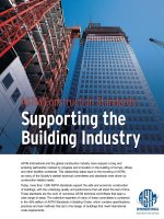 ASTM Construction Standards: Supporting the Building Industry docx