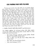 Giáo trình Bệnh Parkinson (Phần 10) doc