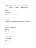 TTHC/25-CST: Ghi điều chỉnh thay đổi nhân thân trên sổ BHXH cho người tham gia BHXH bắt buộc ppt