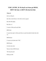 TTHC_03/THU_H: Di chuyển nơi tham gia BHXH, BHYT bắt buộc và BHTN đến địa bàn khác pptx