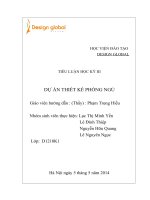 Tiểu luận về hộ chung cư