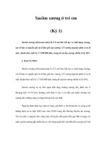 Sacôm xương ở trẻ em (Kỳ 1) potx