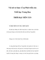 Vài nét sơ lược về sự Phát triển của Triết học Trung Hoa - Phần 2 potx