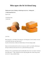 Món ngon cho bé từ khoai lang docx