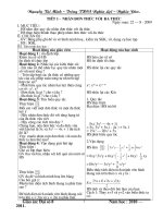 Giáo án Đại số 8 năm 2009 - 2010