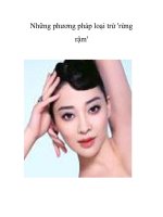 Những phương pháp loại trừ ''''rừng rậm'''' ppsx