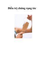 Điều trị chứng rụng tóc pdf