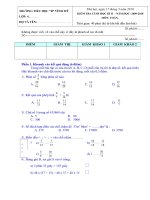 ĐỀ THI TOÁN 4 CK2 2009-2010