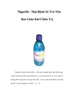 Nigaribi - Mọi Bệnh Sẽ Trở Nên đơn Giản Khi Chữa Trị ppsx
