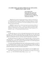 CÁC ĐIỀU KIỆN CÂN BẰNG TĨNH CƠ CẤU SONG SONG KHÔNG GIAN 4 BẬC TỰ DO ppt