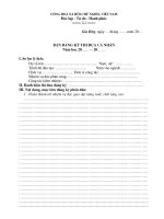 MẪU DKTĐ 2009 - 2010