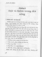 Axit và kiềm - Cẩm nang thực dưỡng (Phần 6) pot