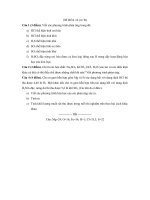 Đề thi lớp chất lượng cao 2009-2010