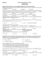 ĐỀ THI THỬ ĐH -VẬT LÝ_12