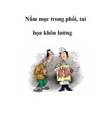 Nấm mọc trong phổi, tai họa khôn lường pdf