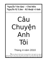 chuyện tự viết về anh tôi
