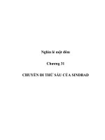 CHUYẾN ĐI THỨ SÁU CỦA SINDBAD pptx