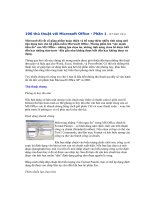 Thủ thuật với Word