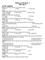 Kiểm tra địa ly 10