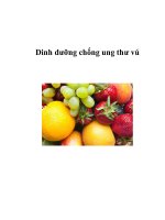 Dinh dưỡng chống ung thư vú pdf