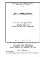 sáng kiến kinh nghiệm định lí Vi-et