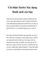 Cải thiện Tactics Xây dựng Danh sách của bạn pps