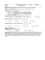 Kiểm tra 45'''' môn Toán 8 (Số 01)