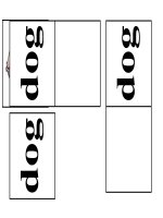 Thẻ Đôminô các con vật