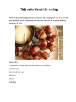 Thịt cuộn khoai tây nướng potx