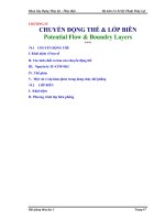 Cơ Sở Kỹ Thuật Thủy Lợi - CHUYỂN ĐỘNG THẾ & LỚP BIÊN doc