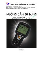 hướng dẫn sử dụng Carman scan lite