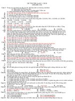 Đề&HD Hóa ĐH 2010 số 27